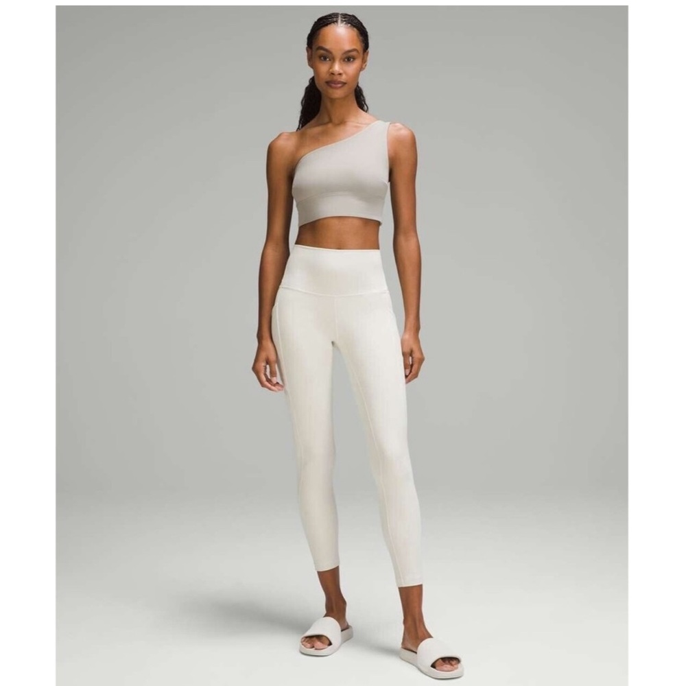 Lululemon Align HR Womens Crop Legging 23 colour Bone White Size 8 $88 New w/tag